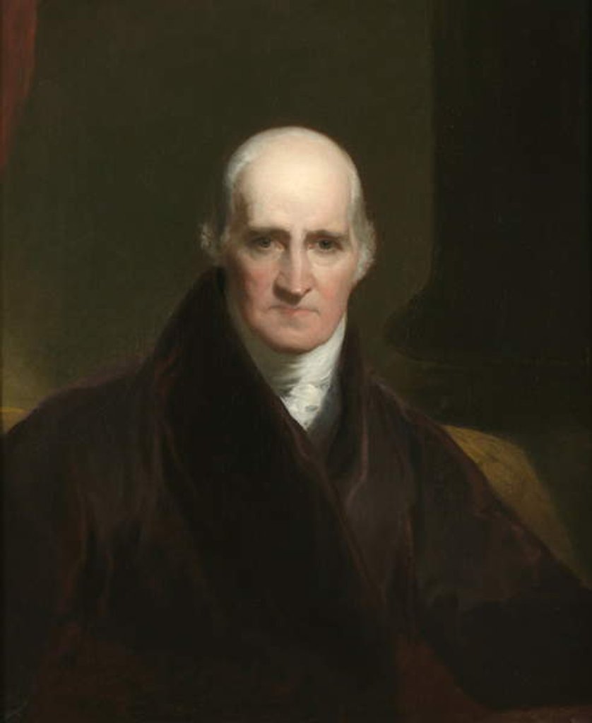 Detail of Benjamin West by Samuel Finley Breese Morse
