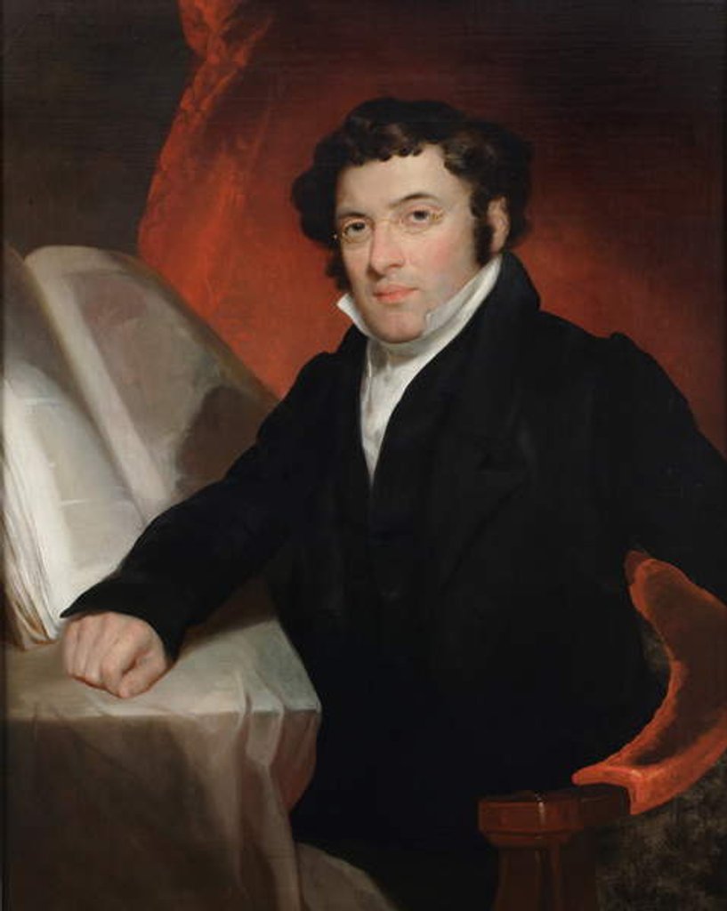 Detail of Dr. Frederick Gore King, 1827-28 by Samuel Finley Breese Morse