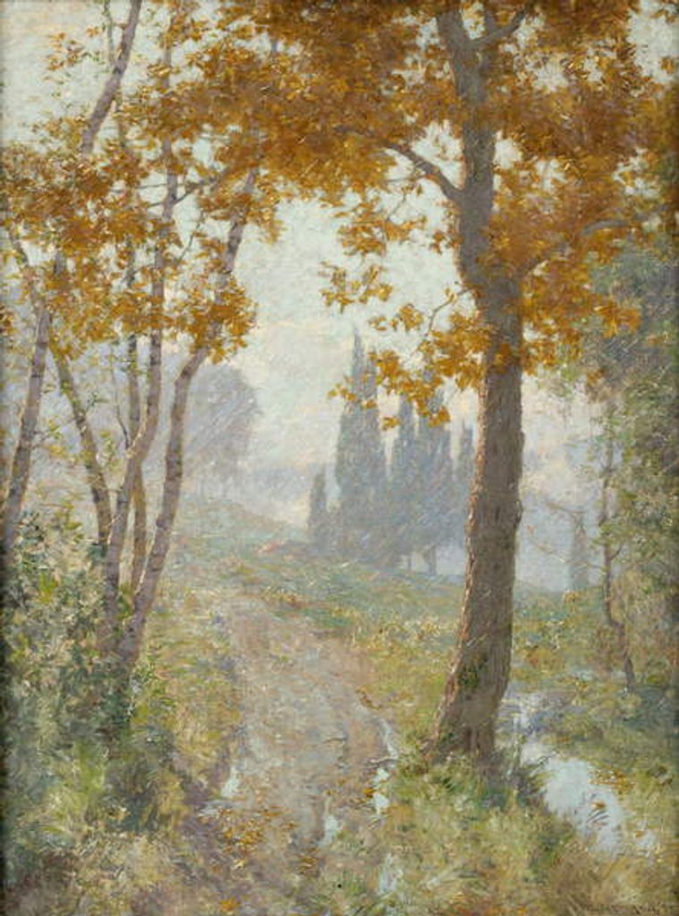 Detail of End of the Shower, 1894 by Walter Launt Palmer