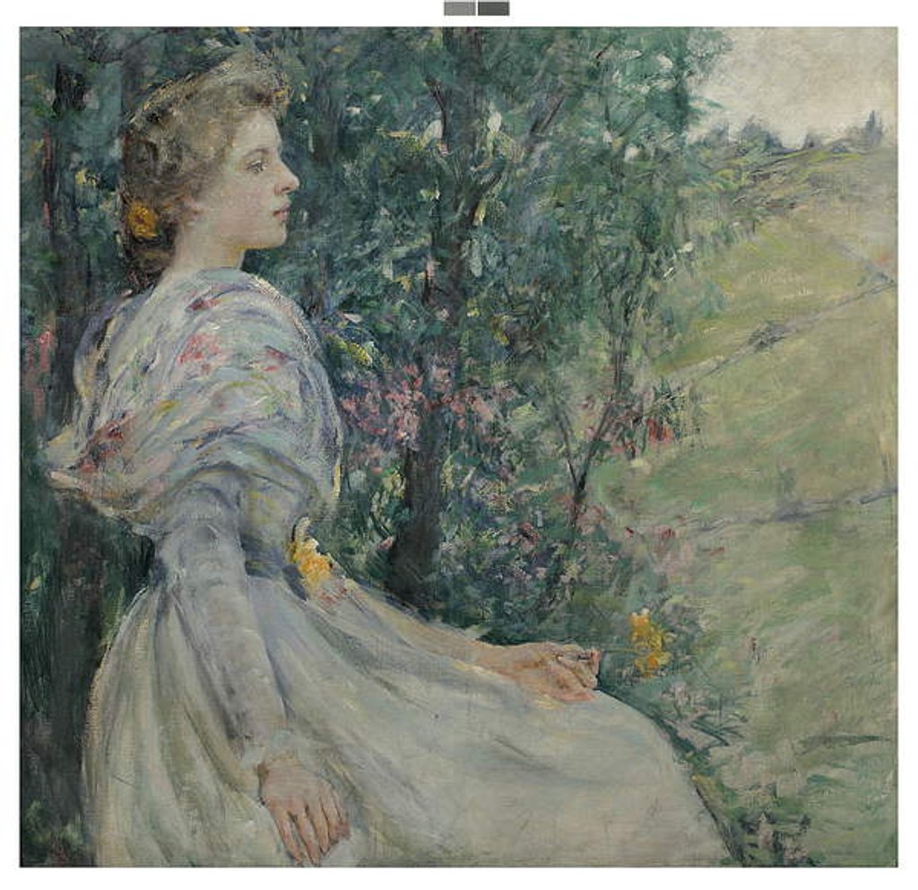 Detail of Daffodils by Robert Lewis Reid