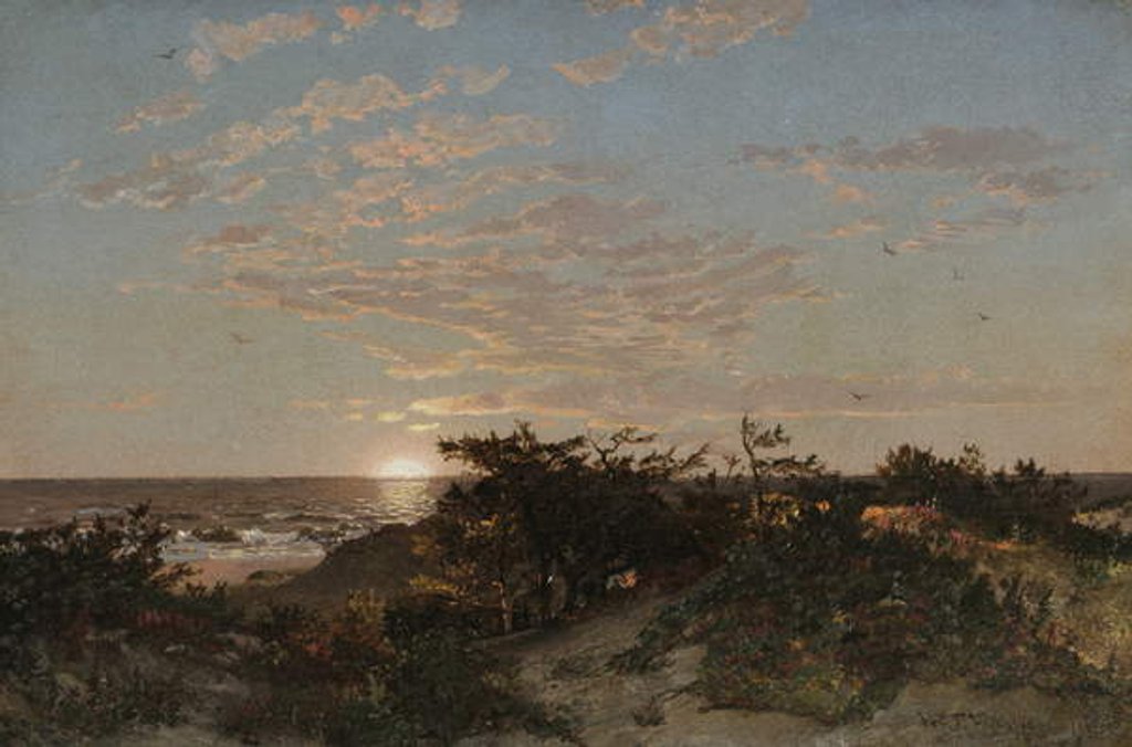Detail of Landscape, 1862 by William Trost Richards