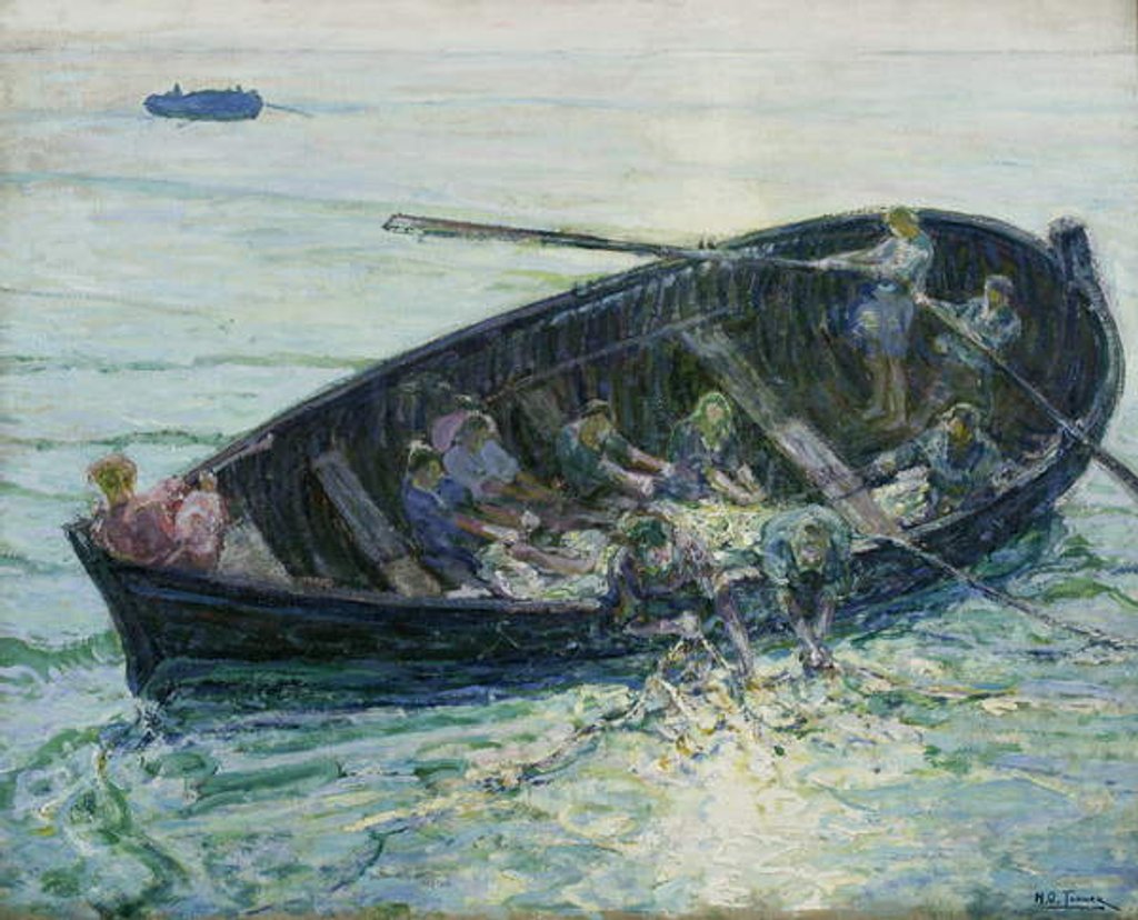 Detail of The Miraculous Haul of Fishes, c.1913-14 by Henry Ossawa Tanner