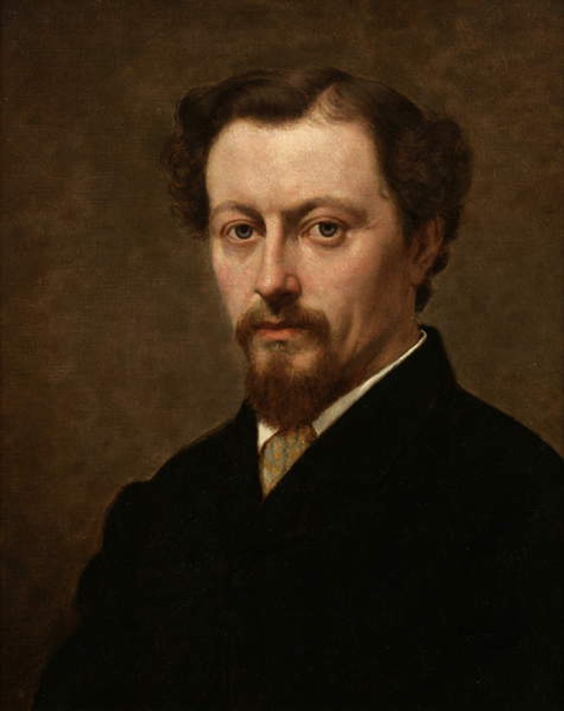 Detail of Samuel Colman by George Henry Yewell