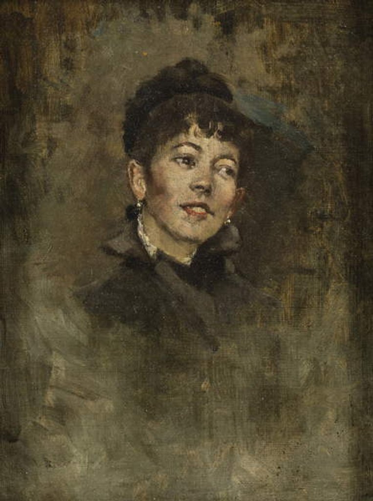 Detail of Head of a Young Girl, 1878-1882 by Kenyon Cox