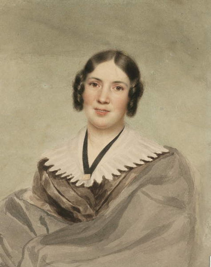 Detail of Mrs. Thomas Ingham, 1837 by Charles Cromwell Ingham