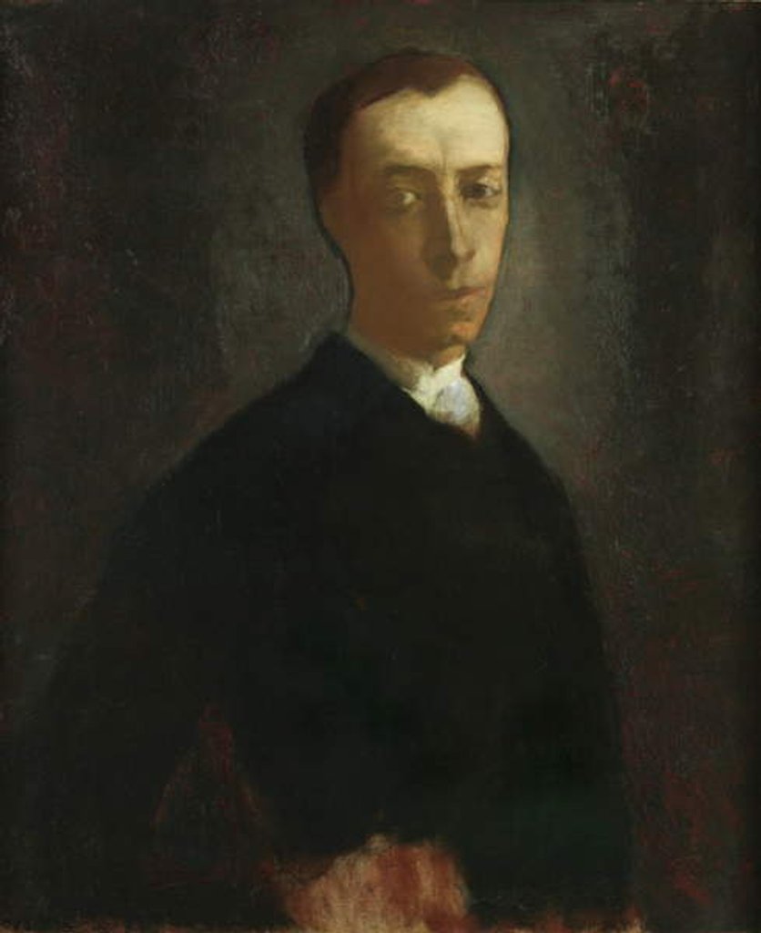 Detail of Self-Portrait, 1864 by John La Farge or Lafarge