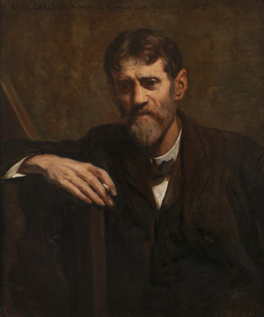 Detail of Emil Carlsen, 1905 by Kenyon Cox