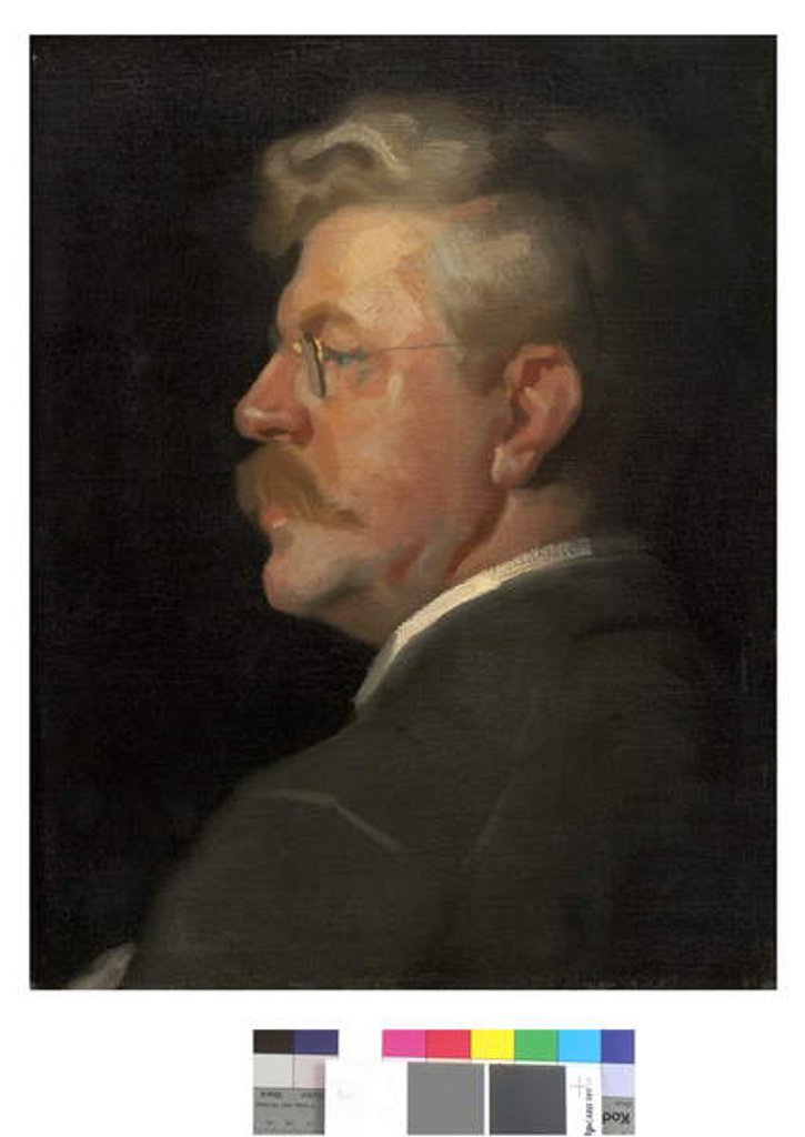 Detail of Frank Duveneck, c.1905 by Julius C. Rolshoven