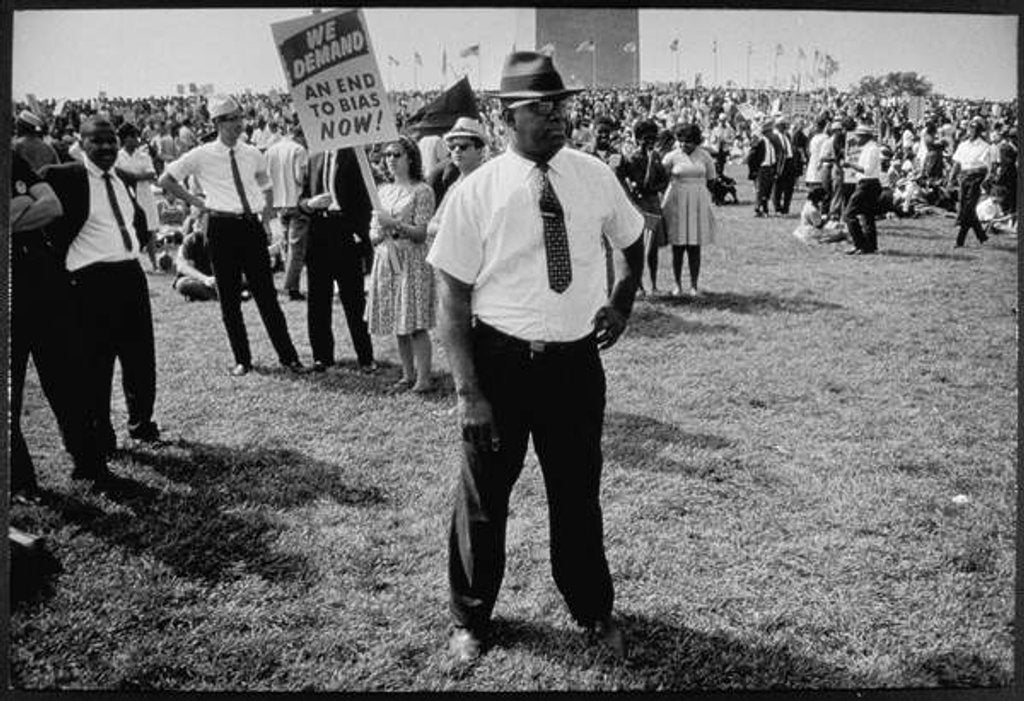 Detail of The March on Washington: 'We Demand an End to Bias Now', 28th August 1963 by Nat Herz