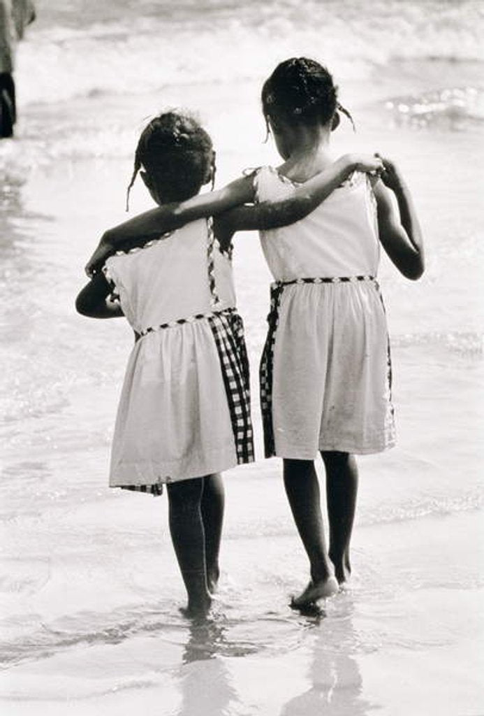 Detail of Coney Island Sisters, c.1953-64 by Nat Herz