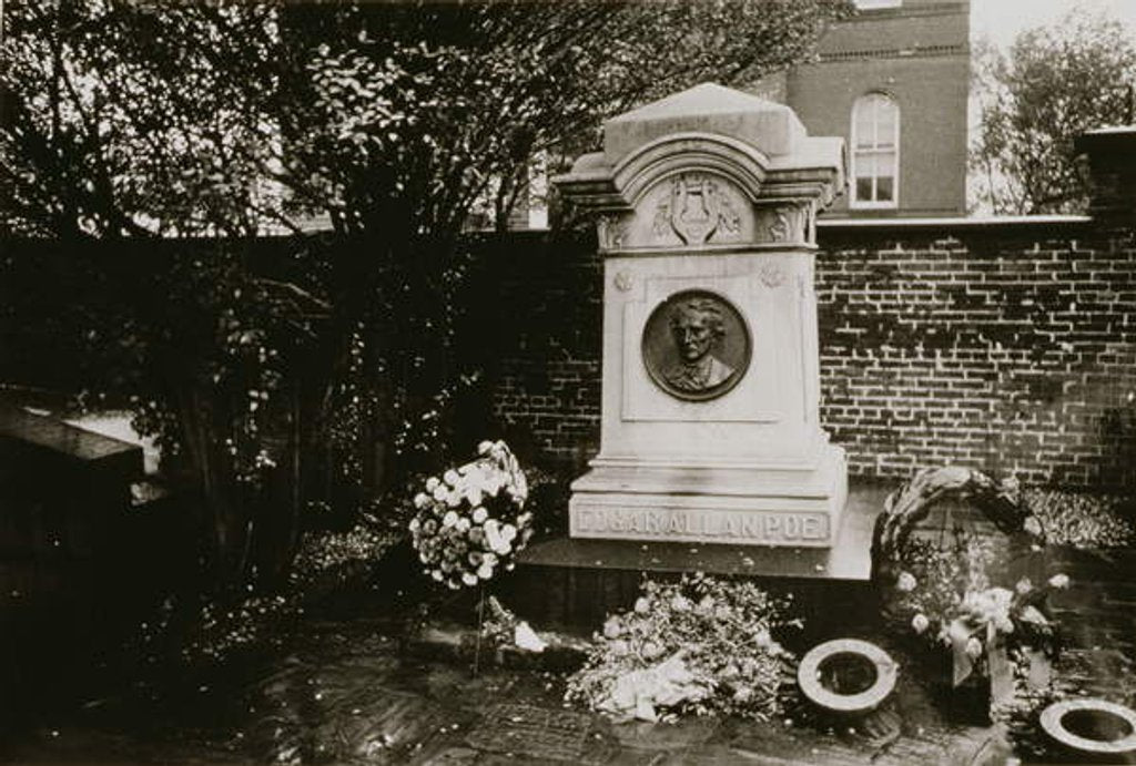 Detail of Edgar Allan Poe's Grave, Baltimore, Untitled 28, c.1953-64 by Nat Herz