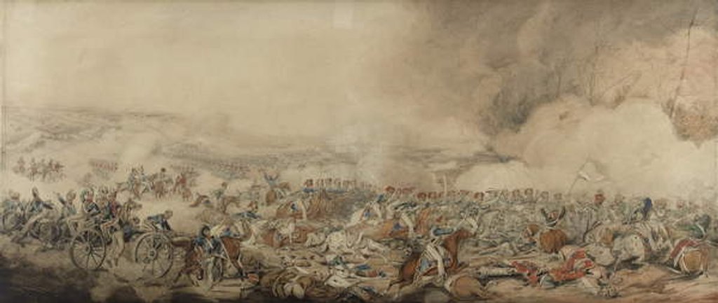 Detail of The Battle of Waterloo, 18 June 1815 by Henry Thomas Alken