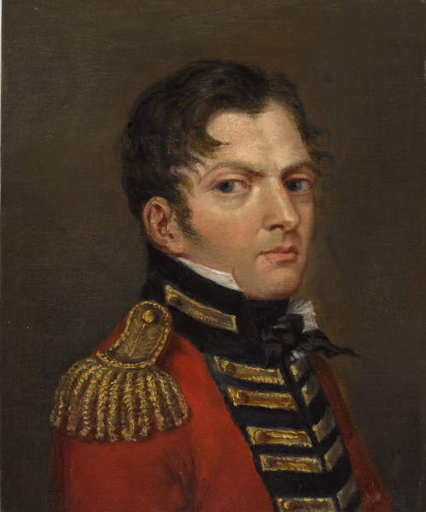 Detail of Captain Augustus Hartmann, 2nd Line Battalion, King’s German Legion, 1815 by Paul Dumortier