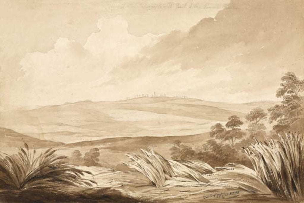 Detail of No 3 View of the Telegraph and part of the French Position, 1815 by Denis Dighton