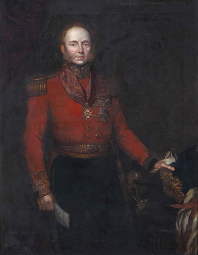 Detail of Major-General John Alexander Dunlop Agnew Wallace, c.1829 by Herbert Sidney