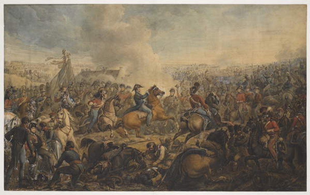 Detail of The Battle of Waterloo, after the order for the advance of the British Army, 1815, c.1815 by Alexander Ivanovich Sauerweid