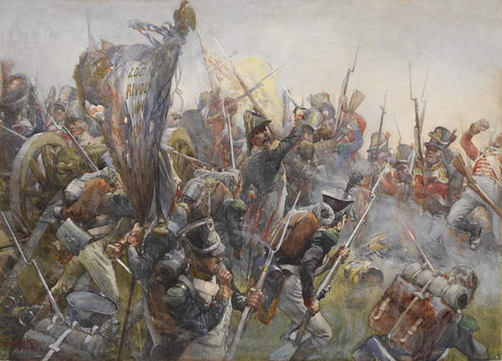 Detail of The 88th Foot at the Battle of Salamanca, 1812, 1904 by Christopher Clark