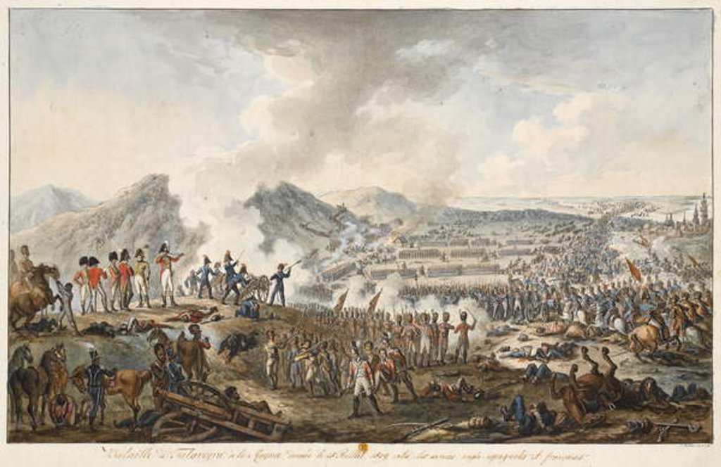 Detail of Battle of Talavera, 28 July 1809, 1809 by E. Walker