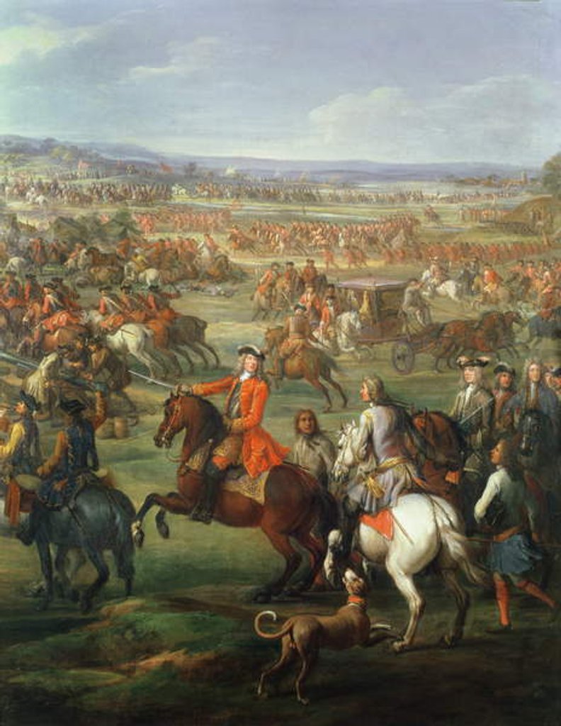 Detail of The Battle of Blenheim on the 13th August 1704, c.1743 by John Wootton