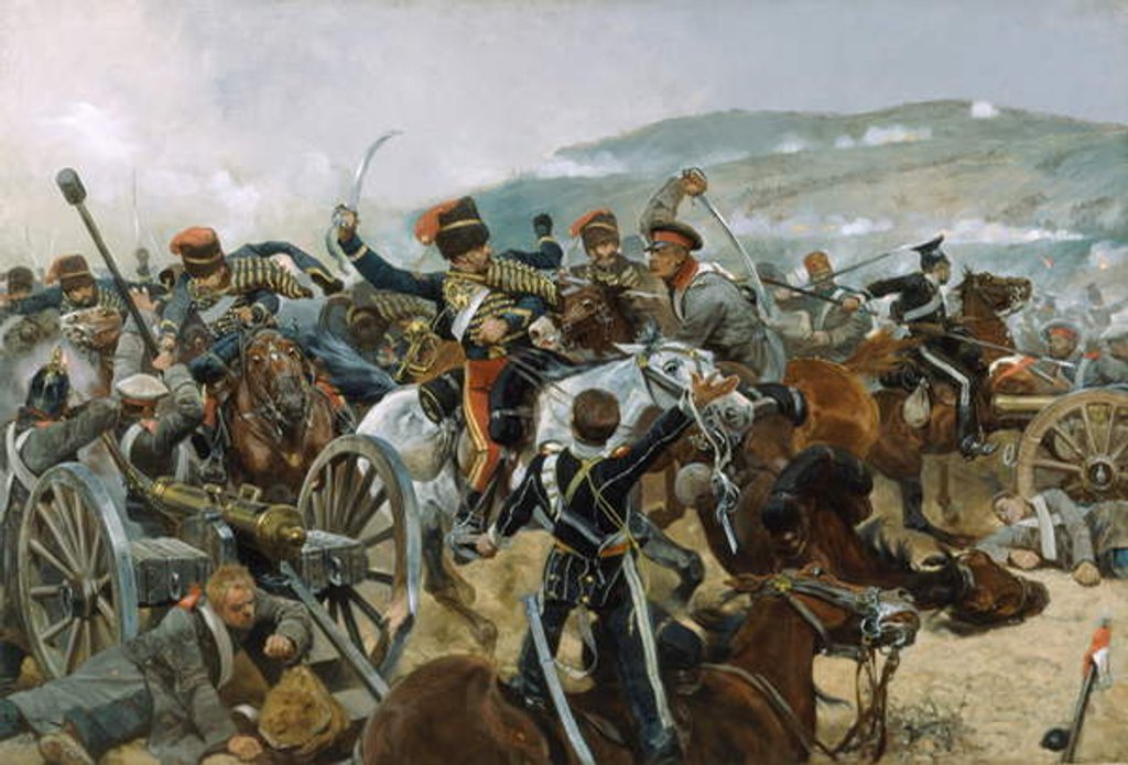 Detail of The Relief of the Light Brigade, 25th October 1854, 1897 by Richard Caton Woodville