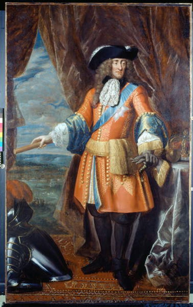 Detail of King James II c.1685 by Benedetto the Younger (attr. to) Gennari
