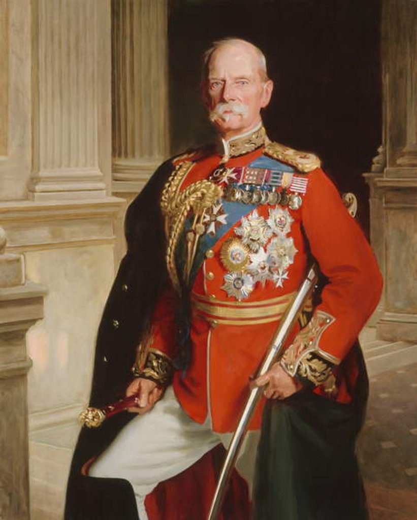 Detail of Field Marshal Lord Roberts of Kandahar, Pretoria and Waterford 1917 by Frank Markham Skipworth