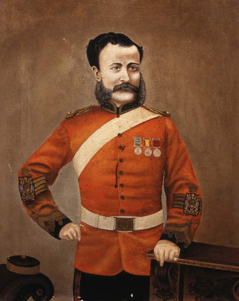 Detail of Quarter Master Sergeant H. Crisp, Portsmouth Militia Division, Royal Engineers, 1894 by English School