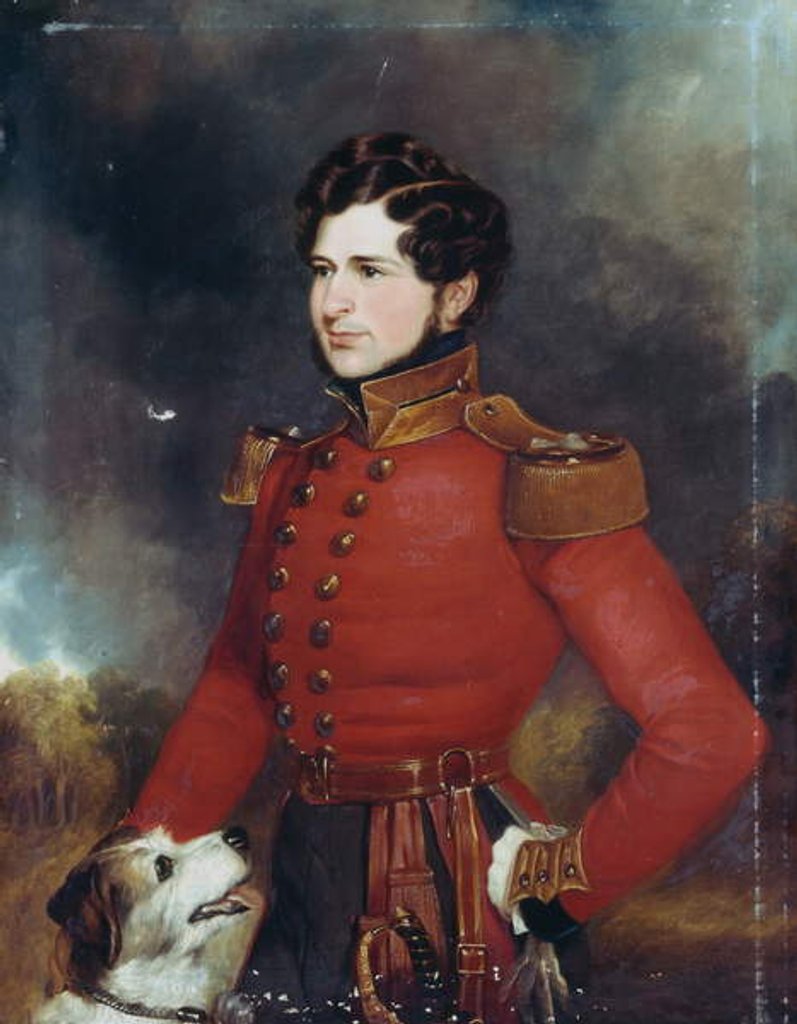 Detail of Lieutenant Edward Hope Smith Bowdich c.1840 by English School