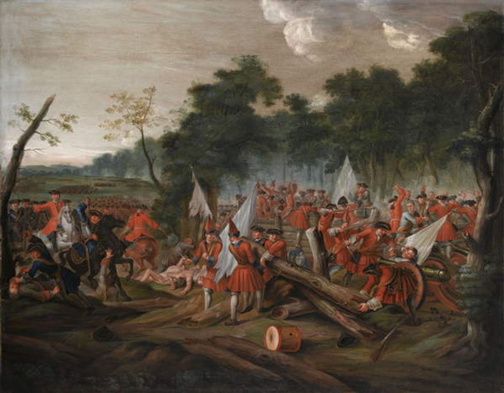 Detail of The Battle of Malplaquet, 11th September 1709, c.1713 by Louis Laguerre