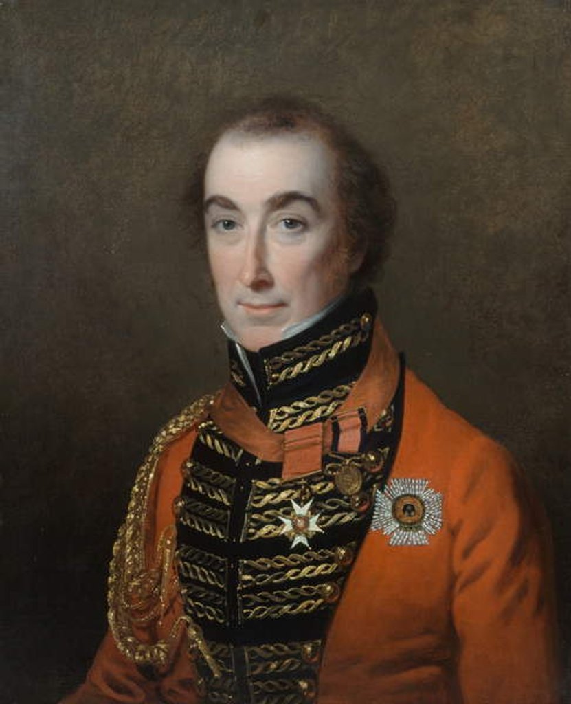 Detail of Major General Sir Jaspar Nicolls KCB c.1827 by Noel Norman (attr. to) Carter