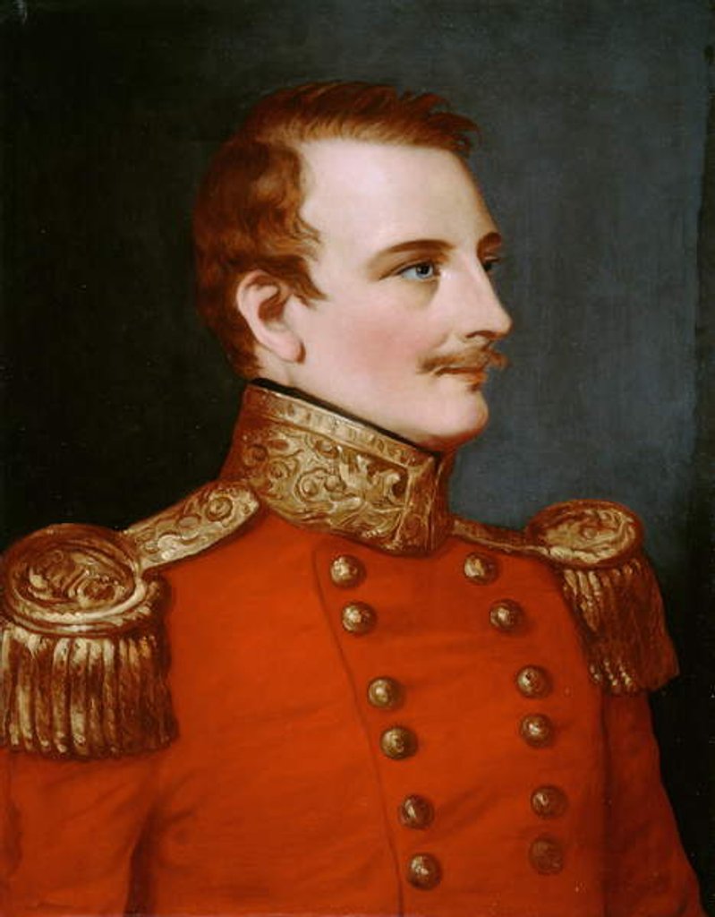 Detail of Major Henry Walter Bellew c.1841 by English School