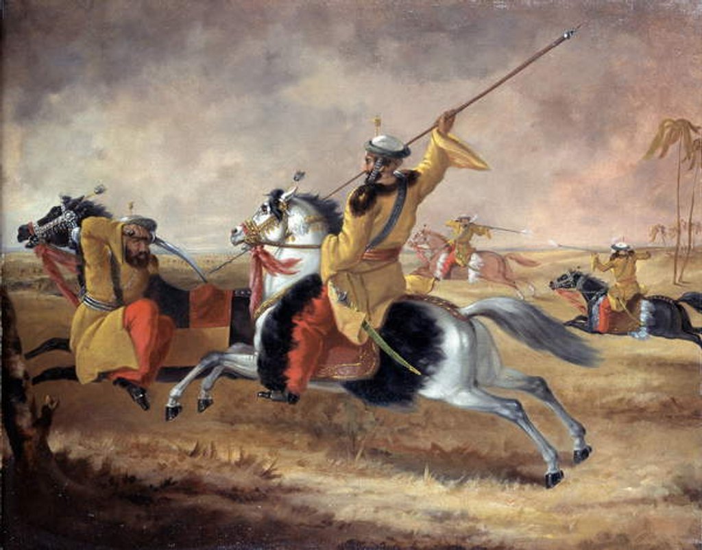 Detail of Skinner's Horse at Exercise, c.1840 by John Reynolds Gwatkin