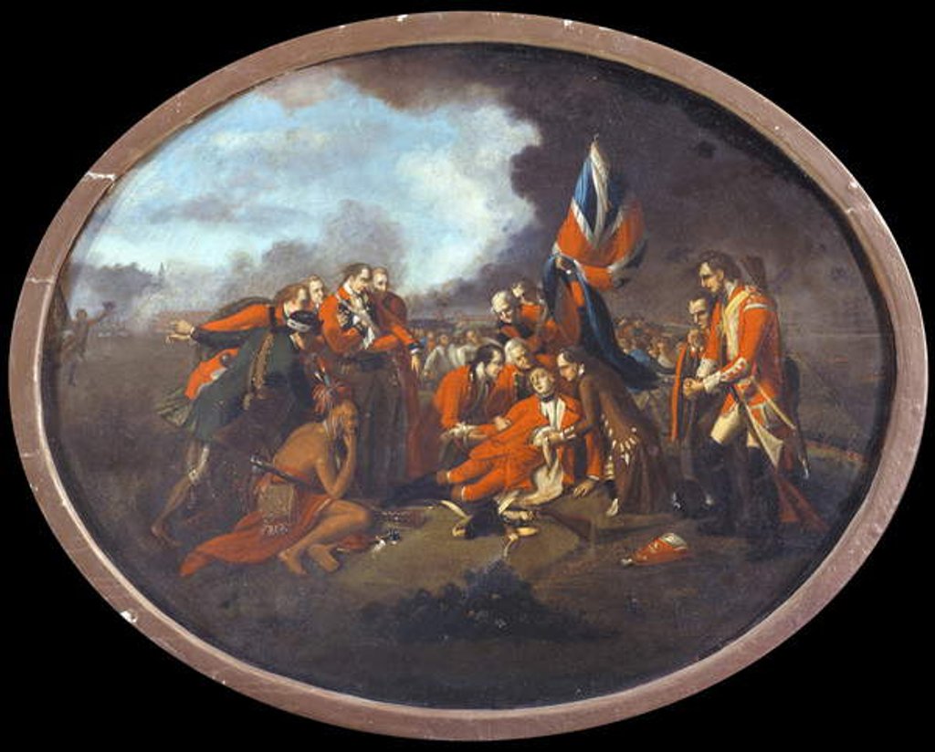 Detail of The Death of General Wolfe on 13th September 1759, c.1770 by Benjamin West