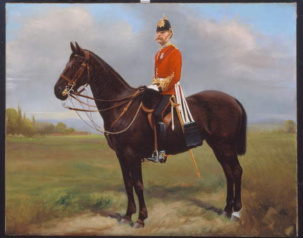 Detail of Major George Froom, 2nd Battalion, The Connaught Rangers, c.1881 by English School