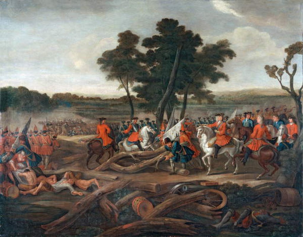 Detail of The Battle of Malplaquet, 11th September 1709, c.1713 by Louis Laguerre