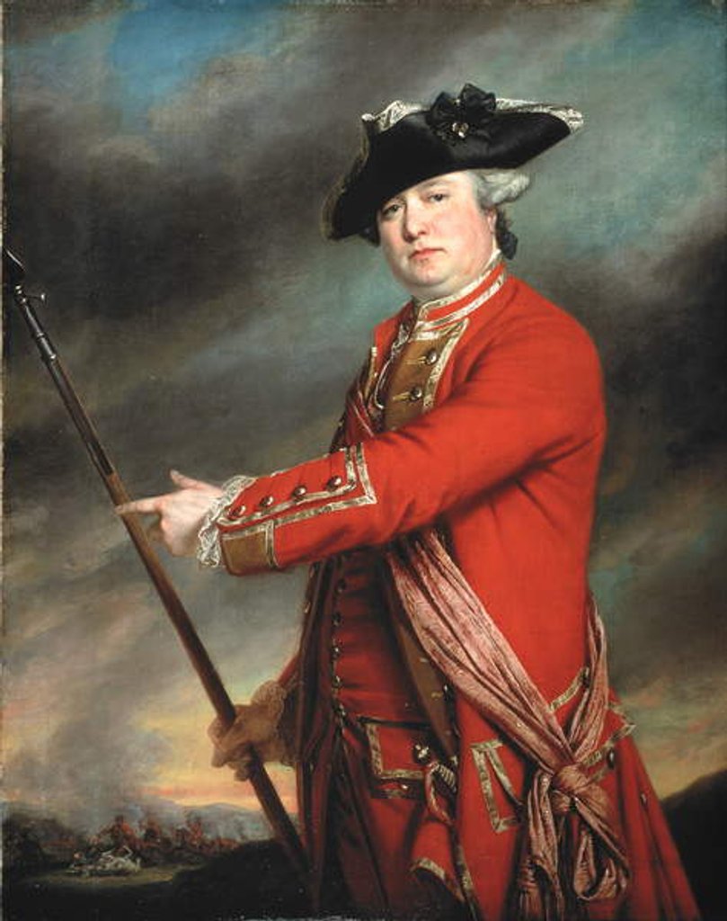 Detail of Lieutenant Colonel Francis Smith 1764 by Francis Cotes