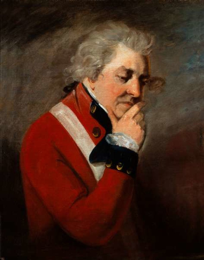Detail of Lieutenant General John Burgoyne c.1791 by John Graham