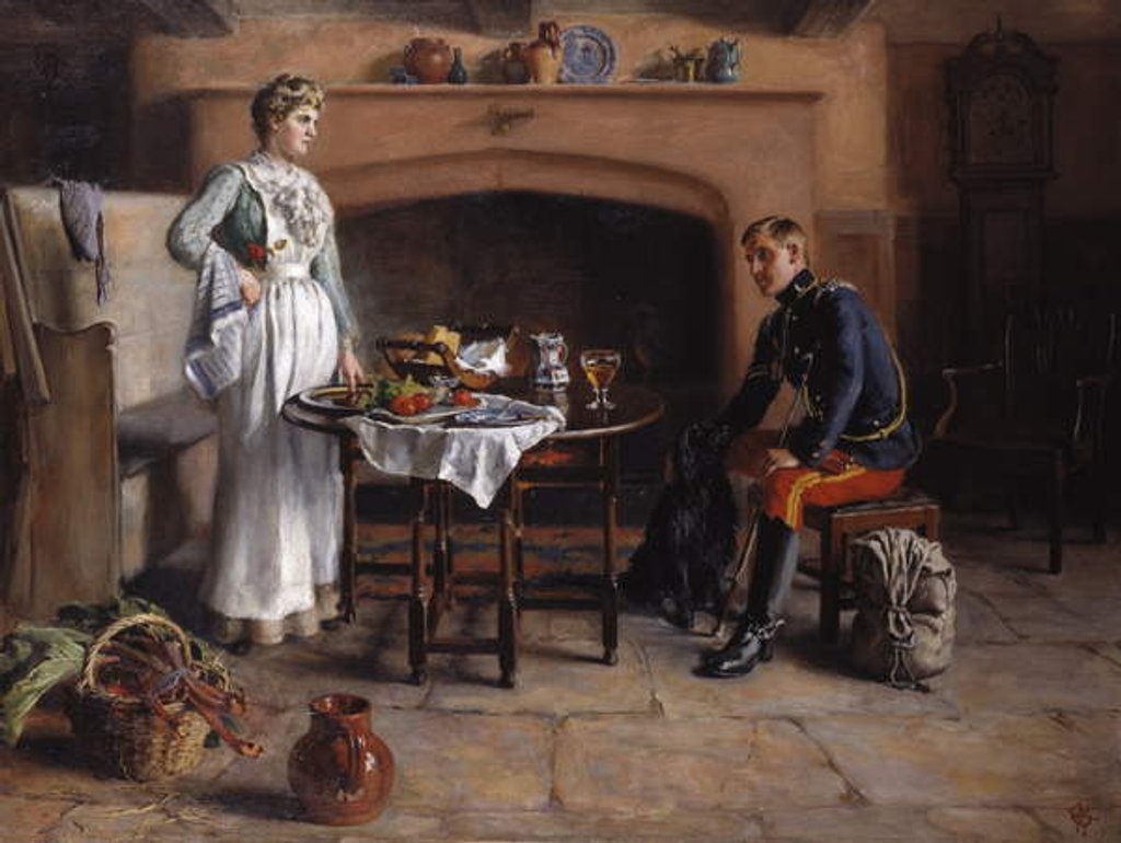 Detail of Home Sweet Home, c.1890 by Charles Martin Hodges