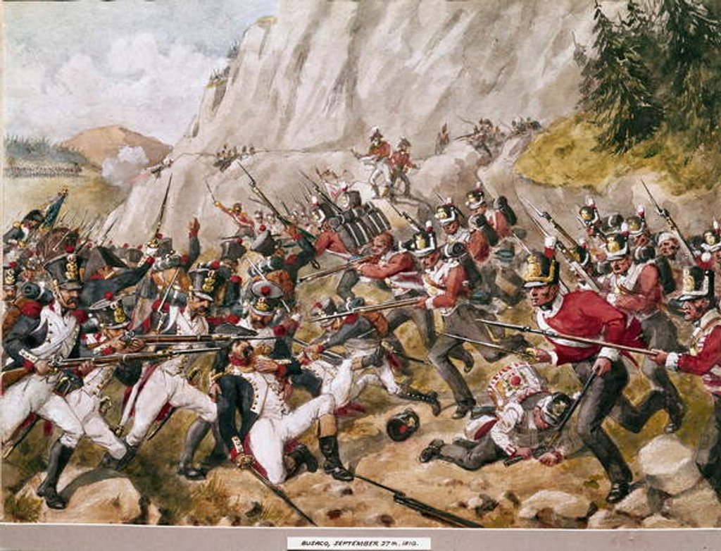 Detail of Busaco, September 27th 1810, c.1900 by Richard Simkin