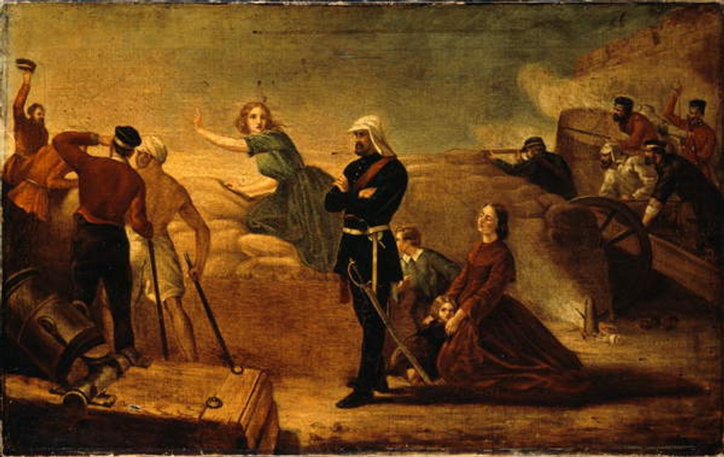 Detail of Highland Jessie, or 'The Campbells are Coming', c.1858 by Frederick Goodall