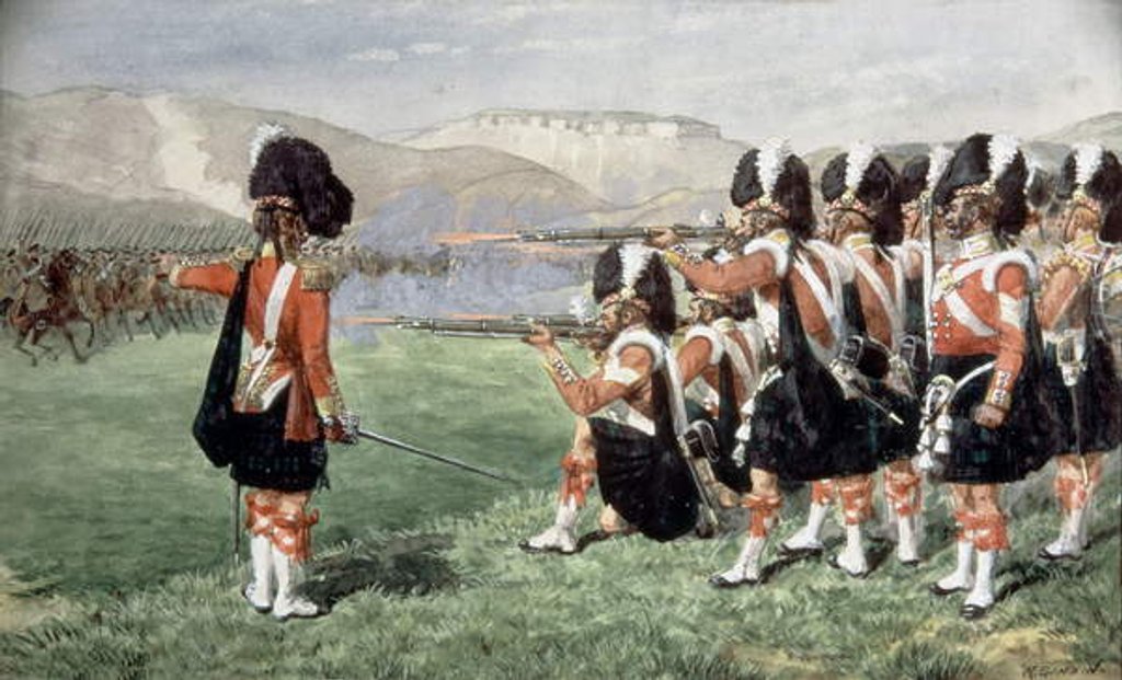 Detail of The Thin Red Line, 1854 by Richard Simkin