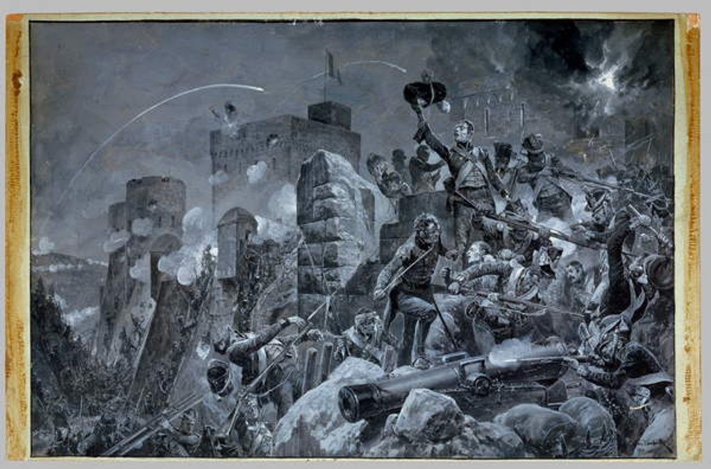 Detail of The Devil's Own, 1908 by Richard Caton Woodville