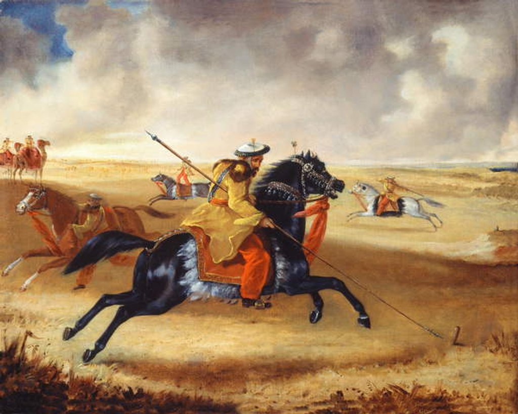 Detail of Skinner's Horse at Exercise, c.1840 by John Reynolds Gwatkin