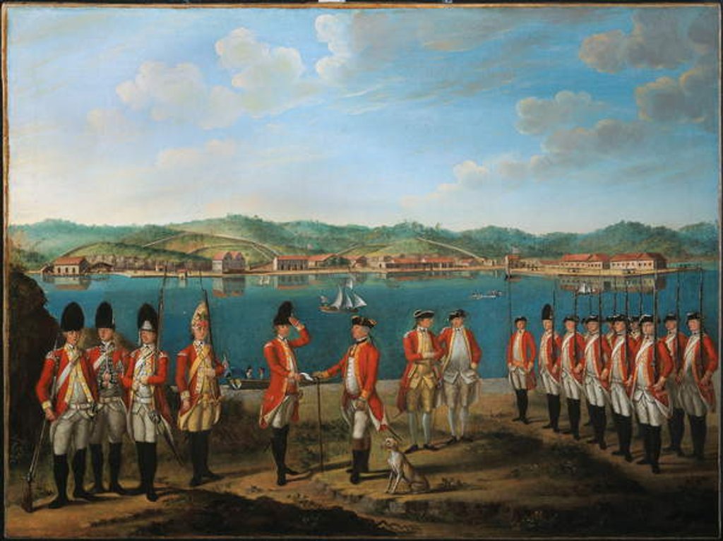 Detail of Lieutenant-Colonel Robert Watson by Giuseppe Chiesa