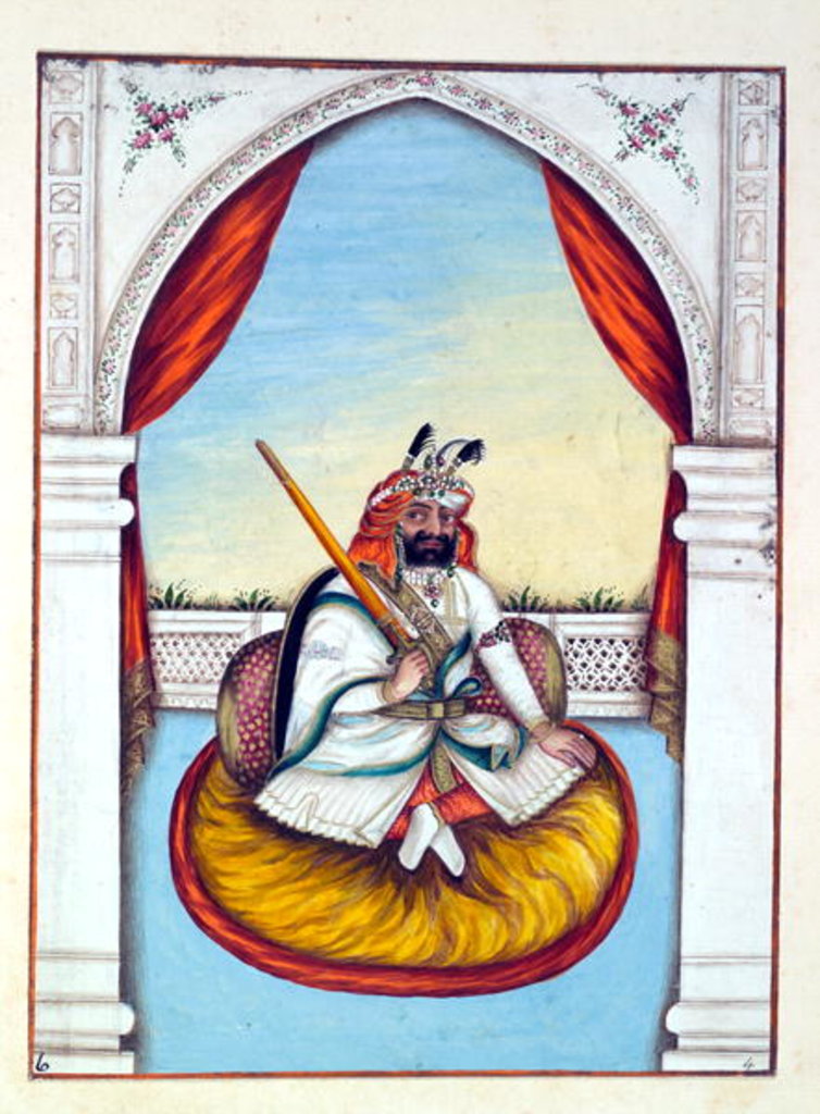Detail of Marharajah Sher Singh by Indian School