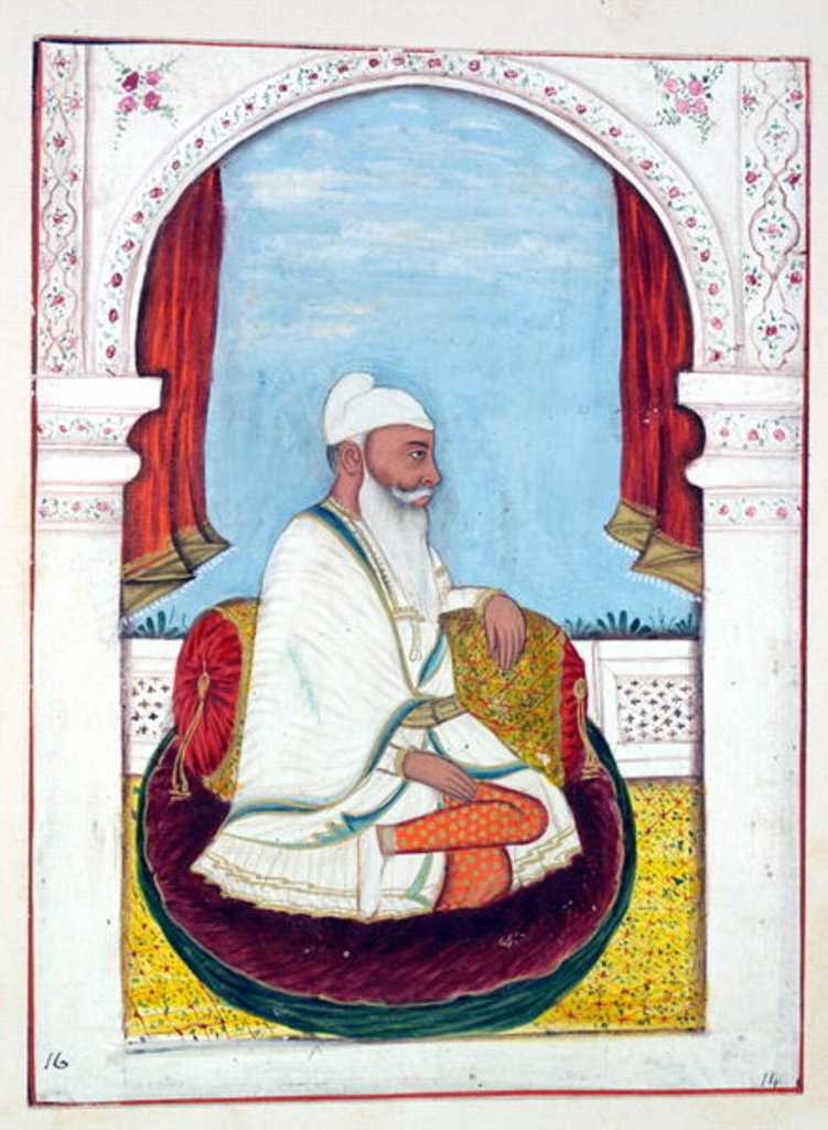 Detail of Rajah Lal Singh by Indian School