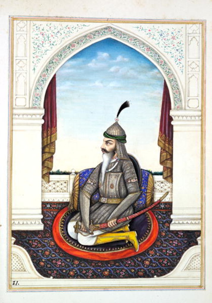 Detail of Sirdar Harri Singh by Indian School