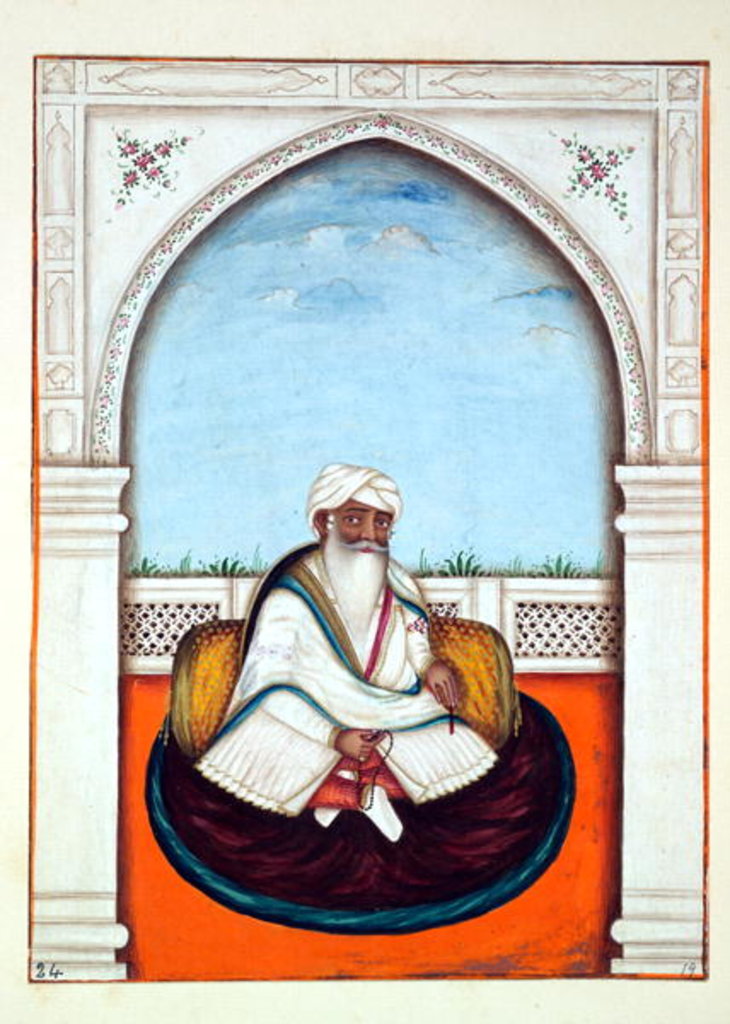 Detail of Sirdar Sham Singh by Indian School