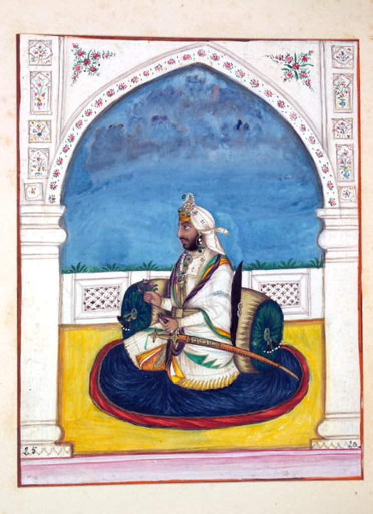 Detail of Sirdar Shamshir Singh by Indian School
