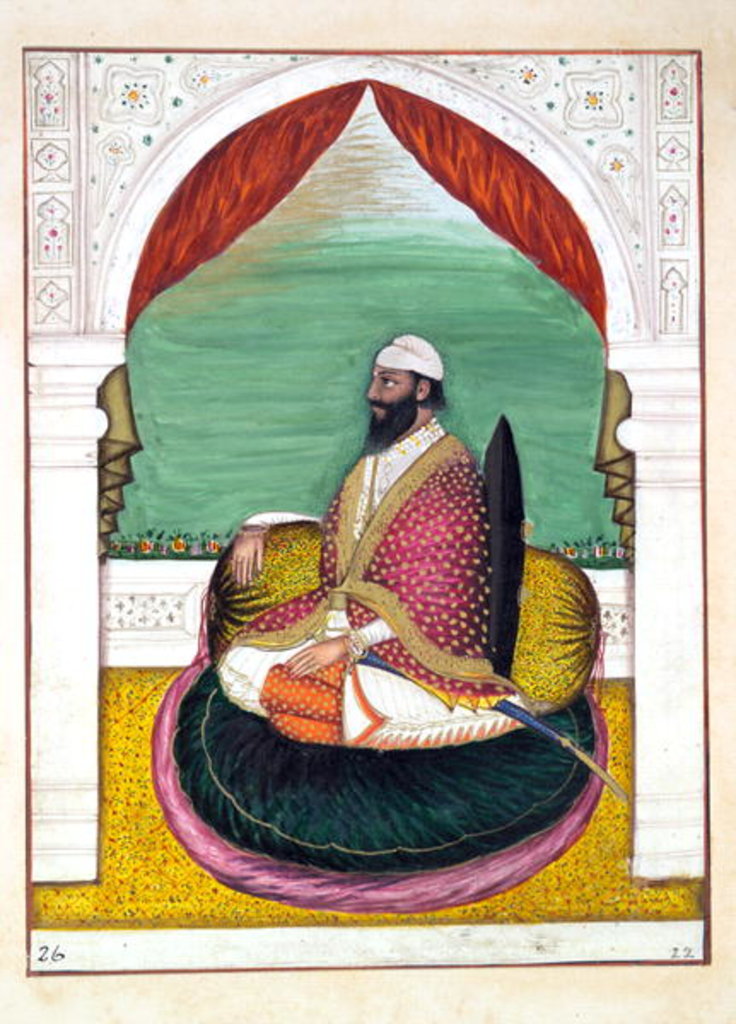 Detail of Sirdar Mangal Singh by Indian School